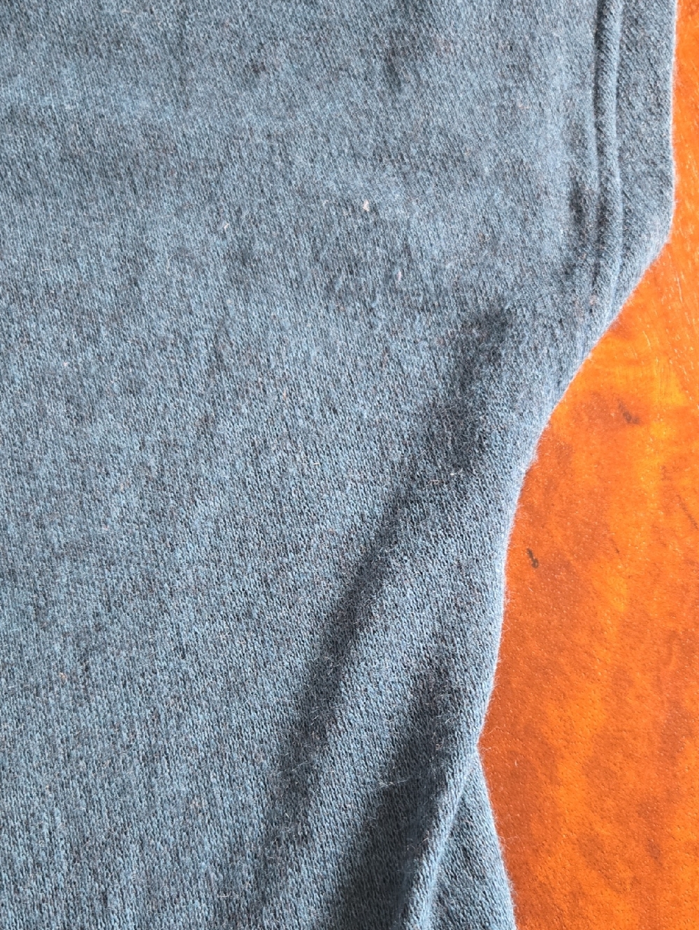 Piko 1988 Blue Assymetrical Off The Shoulder Short Sleeve Sweater Dress Tunic XL - Picture 7 of 8